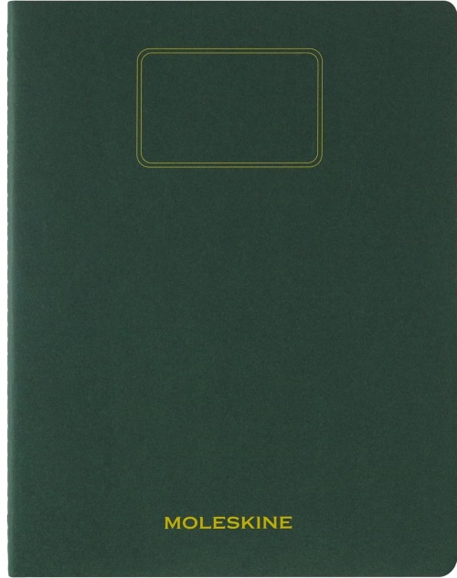 Zeszyt Moleskine Student Cahier XXL (21.6X27.9 cm) w Linie Zielony Mirt (Moleskine Student XXL Ruled Myrtle Green Soft Cover) - 8056999276881